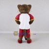 Custom Brown Red and White Spotted Cat in Sportswear Mascot Costume Adult Full Body Suit for Sports Events Custom Brown Red and White Spotted Cat in Sportswear Mascot Costume Adult Full Body Suit for Sports Events