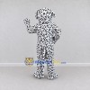 Custom White and Black Dalmatian Dog Mascot Costume Adult Full Body Suit for Pet Events Custom White and Black Dalmatian Dog Mascot Costume Adult Full Body Suit for Pet Events