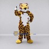Custom Yellow Brown and White Spotted Cat Mascot Costume Adult Full Body Suit for Wildlife Events Custom Yellow Brown and White Spotted Cat Mascot Costume Adult Full Body Suit for Wildlife Events