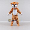 Custom Orange Black and White Spotted Cat Mascot Costume Adult Full Body Suit for School Events Custom Orange Black and White Spotted Cat Mascot Costume Adult Full Body Suit for School Events
