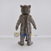 Custom Gray Black and White Spotted Cat Mascot Costume Adult Full Body Suit for Wildlife Events