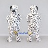 Custom White and Black Dalmatian Dog Mascot Costume Adult Full Body Suit for Pet Events Custom White and Black Dalmatian Dog Mascot Costume Adult Full Body Suit for Pet Events
