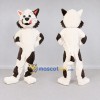 Custom White and Brown Cat Mascot Costume Adult Full Body Suit for Pet Events Custom White and Brown Cat Mascot Costume Adult Full Body Suit for Pet Events