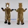 Custom Brown and White Horse Mascot Costume Adult Full Body Suit for Community Events