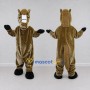Custom Brown and White Horse Mascot Costume Adult Full Body Suit for Community Events