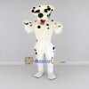 Custom White and Black Dalmatian Dog Mascot Costume Adult Full Body Suit for Pet Events Custom White and Black Dalmatian Dog Mascot Costume Adult Full Body Suit for Pet Events