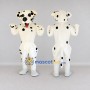 Custom White and Black Dalmatian Dog Mascot Costume Adult Full Body Suit for Pet Events