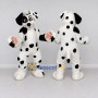 Custom White and Black Dalmatian Dog Mascot Costume Adult Full Body Suit for Pet Events