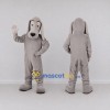 Custom Gray Long Eared Dog Mascot Costume Adult Full Body Suit for Pet Events Custom Gray Long Eared Dog Mascot Costume Adult Full Body Suit for Pet Events