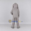 Custom Gray Long Eared Dog Mascot Costume Adult Full Body Suit for Pet Events Custom Gray Long Eared Dog Mascot Costume Adult Full Body Suit for Pet Events