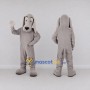 Custom Gray Long Eared Dog Mascot Costume Adult Full Body Suit for Pet Events