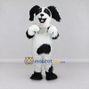 Custom White and Black Dog Mascot Costume Adult Full Body Suit for Pet Events Custom White and Black Dog Mascot Costume Adult Full Body Suit for Pet Events