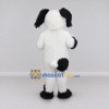 Custom White and Black Dog Mascot Costume Adult Full Body Suit for Pet Events Custom White and Black Dog Mascot Costume Adult Full Body Suit for Pet Events