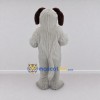 Custom White and Brown Shaggy Dog Mascot Costume Adult Full Body Suit for Pet Events Custom White and Brown Shaggy Dog Mascot Costume Adult Full Body Suit for Pet Events