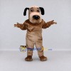 Custom Tan and Black Dog Mascot Costume Adult Full Body Suit for Pet Events Custom Tan and Black Dog Mascot Costume Adult Full Body Suit for Pet Events