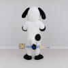 Custom White and Black Dog Mascot Costume Adult Full Body Suit for Pet Events Custom White and Black Dog Mascot Costume Adult Full Body Suit for Pet Events