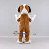 Custom Brown and White Saint Bernard Dog Mascot Costume Adult Full Body Suit for Pet Events Custom Brown and White Saint Bernard Dog Mascot Costume Adult Full Body Suit for Pet Events