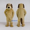 Custom Tan and Brown Dog Mascot Costume Adult Full Body Suit for Pet Events Custom Tan and Brown Dog Mascot Costume Adult Full Body Suit for Pet Events