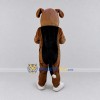 Custom Brown Black and White Dog Mascot Costume Adult Full Body Suit for Pet Events