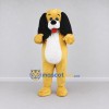 Custom Yellow Black and White Long Eared Dog Mascot Costume Adult Full Body Suit for Pet Events Custom Yellow Black and White Long Eared Dog Mascot Costume Adult Full Body Suit for Pet Events