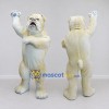 Custom Cream and White Bulldog Mascot Costume Adult Full Body Suit for Pet Events Custom Cream and White Bulldog Mascot Costume Adult Full Body Suit for Pet Events
