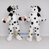 Custom White and Black Dalmatian Dog Mascot Costume Adult Full Body Suit for Pet Events Custom White and Black Dalmatian Dog Mascot Costume Adult Full Body Suit for Pet Events