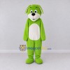 Custom Green and White Dog Mascot Costume Adult Full Body Suit for School Events Custom Green and White Dog Mascot Costume Adult Full Body Suit for School Events