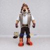 Custom Tan and Brown Lion in Vest Mascot Costume Adult Full Body Suit for Themed Parties