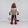 Custom Tan and Brown Lion in Vest Mascot Costume Adult Full Body Suit for Themed Parties