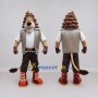 Custom Tan and Brown Lion in Vest Mascot Costume Adult Full Body Suit for Themed Parties