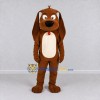 Custom Brown and Cream Long Eared Dog Mascot Costume Adult Full Body Suit for Pet Events