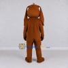 Custom Brown and Cream Long Eared Dog Mascot Costume Adult Full Body Suit for Pet Events
