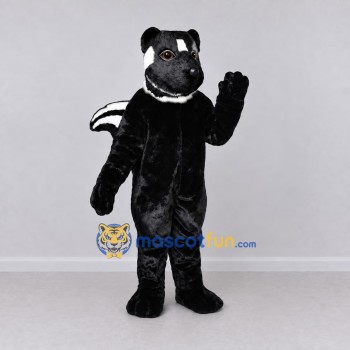 Custom Black and White Skunk Mascot Costume Adult Full Body Suit for Wildlife Events Custom Black and White Skunk Mascot Costume Adult Full Body Suit for Wildlife Events