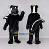 Custom Black and White Skunk Mascot Costume Adult Full Body Suit for Wildlife Events