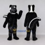 Custom Black and White Skunk Mascot Costume Adult Full Body Suit for Wildlife Events