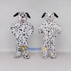 Custom White and Black Dalmatian Dog Mascot Costume Adult Full Body Suit for Pet Events Custom White and Black Dalmatian Dog Mascot Costume Adult Full Body Suit for Pet Events