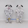 Custom White and Black Dalmatian Dog Mascot Costume Adult Full Body Suit for Pet Events