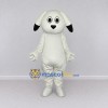 Custom White and Black Dog Mascot Costume Adult Full Body Suit for School Events Custom White and Black Dog Mascot Costume Adult Full Body Suit for School Events