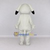 Custom White and Black Dog Mascot Costume Adult Full Body Suit for School Events Custom White and Black Dog Mascot Costume Adult Full Body Suit for School Events