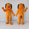 Custom Orange and Black Dog Mascot Costume Adult Full Body Suit for School Events Custom Orange and Black Dog Mascot Costume Adult Full Body Suit for School Events