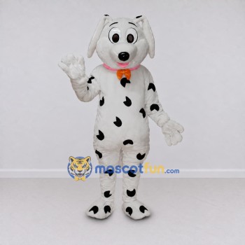 Custom White and Black Dalmatian Dog Mascot Costume Adult Full Body Suit for Pet Events Custom White and Black Dalmatian Dog Mascot Costume Adult Full Body Suit for Pet Events
