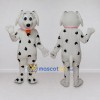 Custom White and Black Dalmatian Dog Mascot Costume Adult Full Body Suit for Pet Events Custom White and Black Dalmatian Dog Mascot Costume Adult Full Body Suit for Pet Events