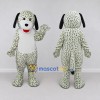 Custom White and Black Dalmatian Dog Mascot Costume Adult Full Body Suit for Pet Events Custom White and Black Dalmatian Dog Mascot Costume Adult Full Body Suit for Pet Events