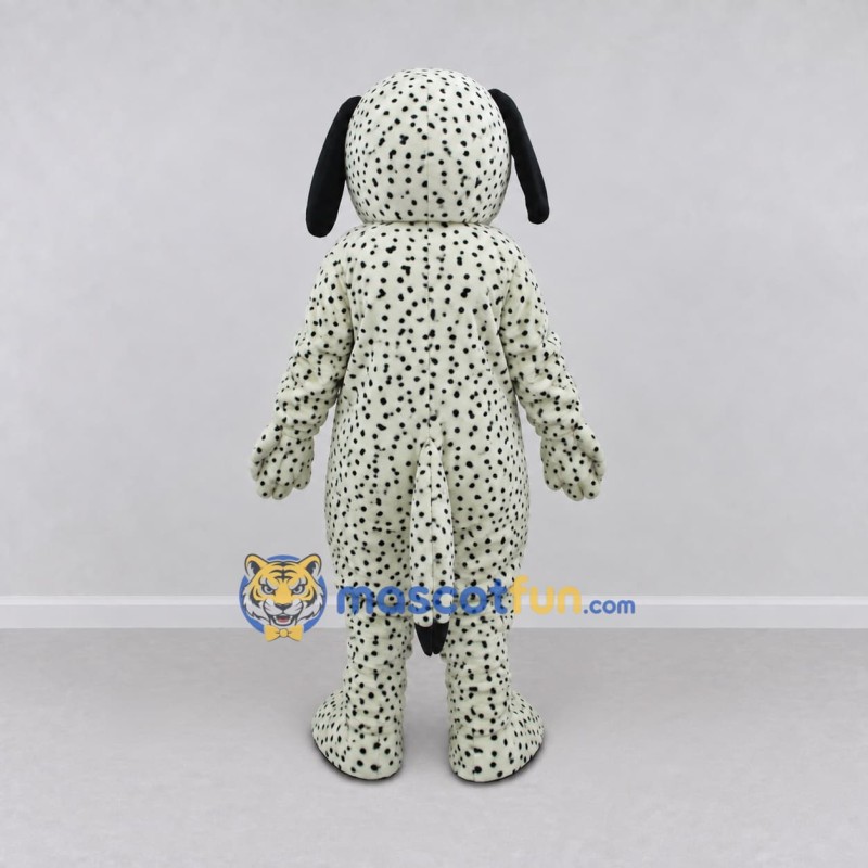 Custom White and Black Dalmatian Dog Mascot Costume Adult Full Body Suit for Pet Events Custom White and Black Dalmatian Dog Mascot Costume Adult Full Body Suit for Pet Events