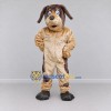 Custom Tan and Brown Dog Mascot Costume Adult Full Body Suit for Pet Events
