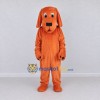 Custom Orange Dog Mascot Costume Adult Full Body Suit for School Events Custom Orange Dog Mascot Costume Adult Full Body Suit for School Events