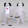 Custom White and Black Dalmatian Dog Mascot Costume Adult Full Body Suit for Pet Events