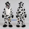 Custom White and Black Cow Mascot Costume Adult Full Body Suit for Farm Events Custom White and Black Cow Mascot Costume Adult Full Body Suit for Farm Events