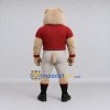 Custom Tan and Red Bulldog in Sportswear Mascot Costume Adult Full Body Suit for Sports Events
