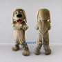 Custom Tan Long Eared Dog Mascot Costume Adult Full Body Suit for Pet Events